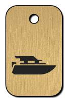 Klíčenka - loď